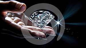 Diamonds are forever - Stockphotography made with Generative AI tools photo