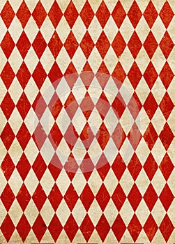 Diamonds Harlequin Vintage Circus Pattern Background