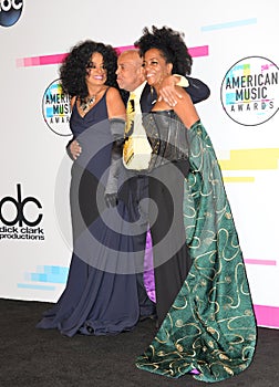 Diana Ross & Barry Gordy & daughter Rhonda