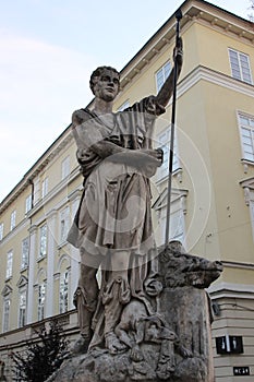 Diana Statue In Lviv, Ukraine