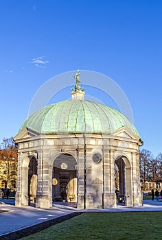 Diana tempel in Munich in the Hofgarden area