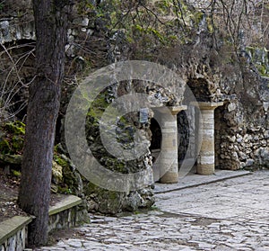 The Dianas Grotto. Flower park. Pyatigorsk landmarks The Northern Caucas photo