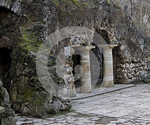 Dianas Grotto. Flower park. Pyatigorsk landmarks The Northern Caucas