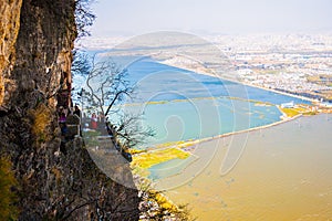 Dianchi lake in spring