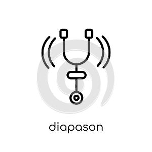 Diapason icon from Music collection.