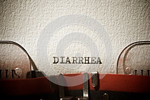 Diarrhea concept view