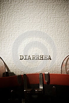 Diarrhea concept view