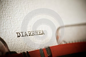 Diarrhea concept view