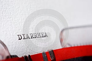 Diarrhea concept view