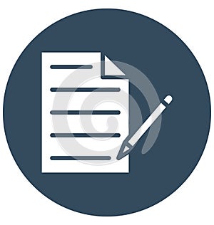 Diary Isolated Vector Icon which can easily modify or edit