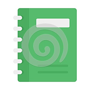 Diary, memo book Vector icon which can easily modify