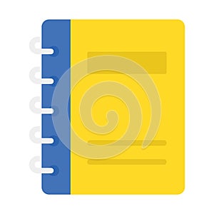 Diary, memo book Vector icon which can easily modify