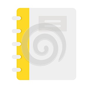 Diary, memo book Vector icon which can easily modify