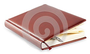 Diary with mortgaged pen