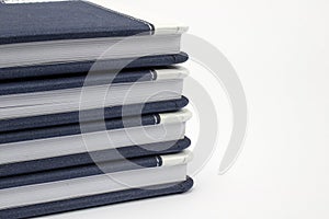 Diary stack corners and free white space , as template for education , business and other ideas for designers