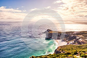 Dias Beach Aerial View during a Sunny Day, Cape Town photo