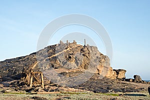 Dias Cross on top of hill photo