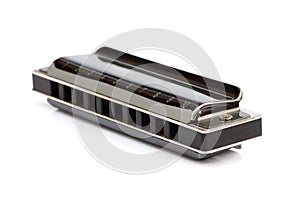 Diatonic harmonica isolated