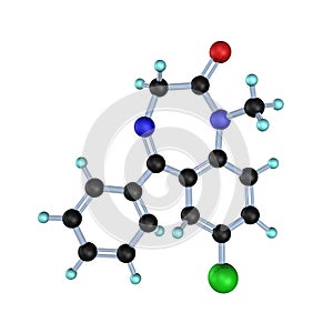 Diazepam Molecule photo