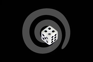 Dice on a black background.