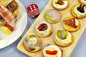 Dice And Finger Food