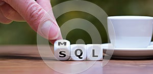 Dice form the abbreviations MQL (marketing qualified lead) and SQL (sales qualified lead photo