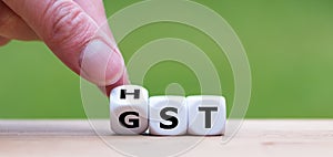 Dice form the expressions `GST` Goods and Services Tax and `HST` Harmonized Sales Tax.