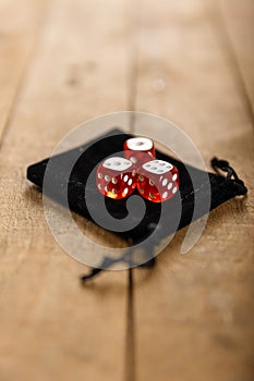 dice are an important part of the tricks of magic artists, illusionists