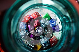Dice in Jar photo