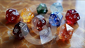 Dice Multicolored Game Die Chance Luck Gamble Win Lose