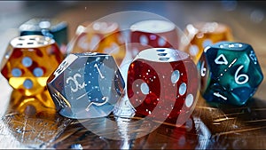 Dice Multicolored Game Die Chance Luck Gamble Win Lose