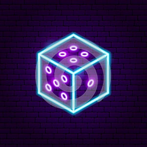 Dice Neon Sign