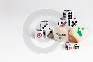 Dice sex game. Play love games with exotics sex dice. photo