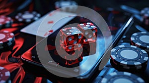 The Dice on Smartphone.AI generated image