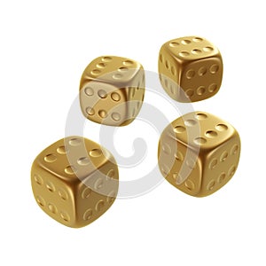 Dice winner gold