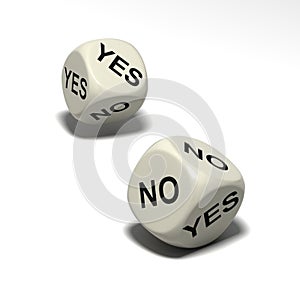 Dice YES NO