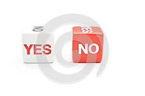 Dice yes,no