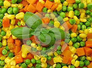 Diced vegetables