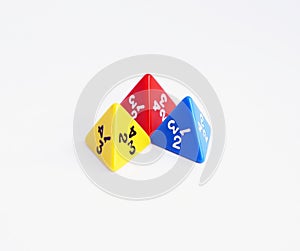 Dices for rpg, board games, tabletop games or dungeons and dragons.