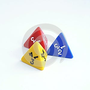 Dices for rpg, board games, tabletop games or dungeons and dragons.