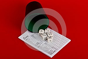 Dices, yahtzee
