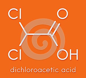 Dichloroacetic acid DCA. Dichloroacetate salts inhibit the enzyme pyruvate dehydrogenase kinase and are evaluated in the. photo