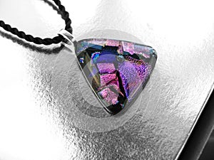 Dichroic Glass Pendant photo