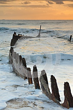 Dicky Wreck at sunrise