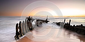 Dicky Wreck at sunrise photo