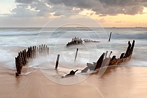 Dicky Wreck at sunrise photo