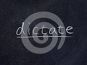 Dictate