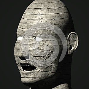 Dictator`s portrait - 3d rendering