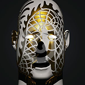 Dictator`s portrait - 3d rendering