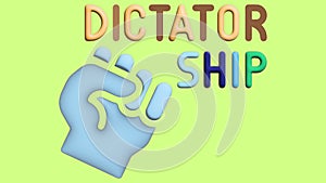 Dictator ship beautiful and very interesting design and beautiful background